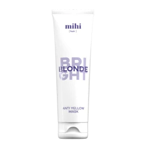 MIHI Bright Blonde Maska proti žluté barvě 250 ml